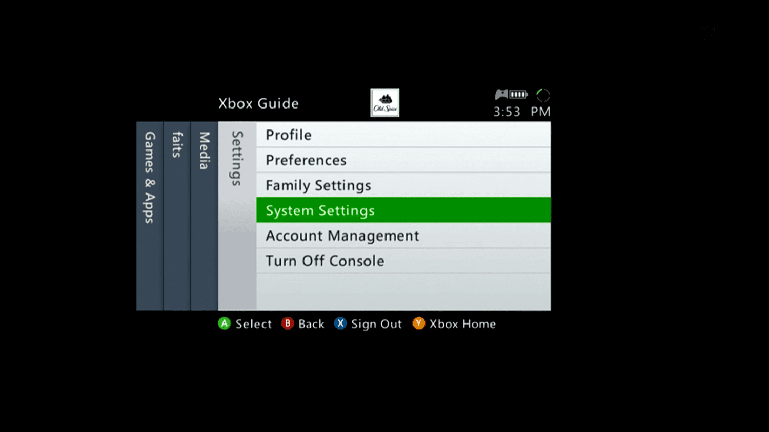 how to delete a profile in xbox 360