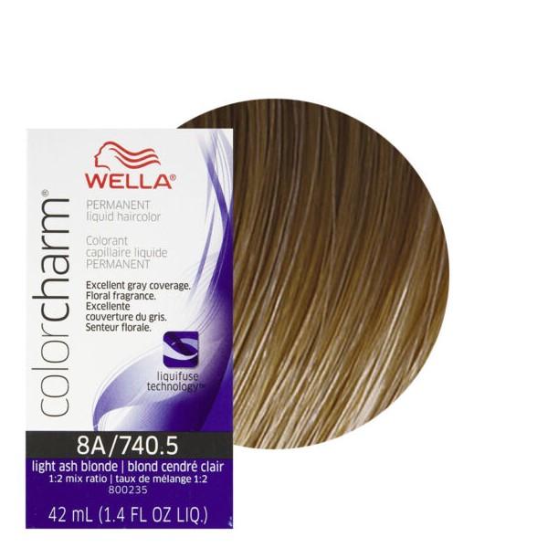 wella 8a light ash blonde