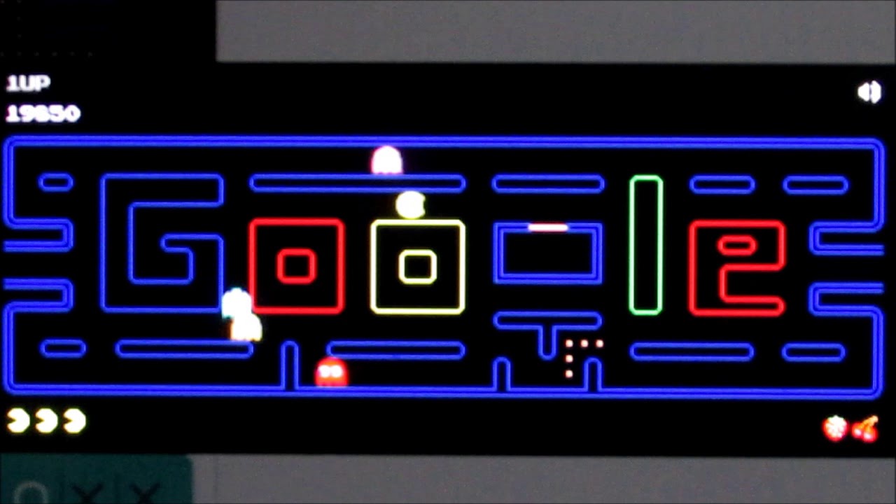 pac man google doodle