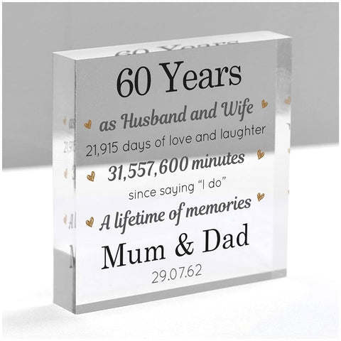 what to do for parents 60th wedding anniversary
