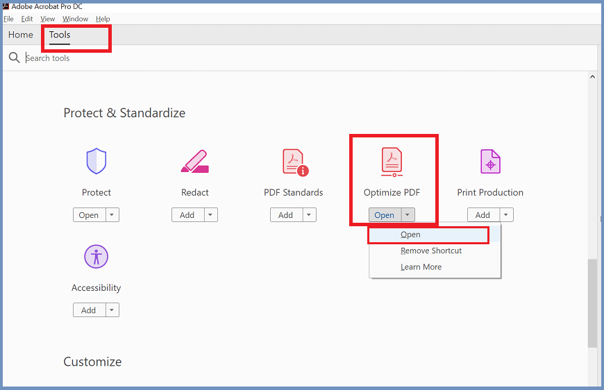 compress pdf adobe acrobat dc