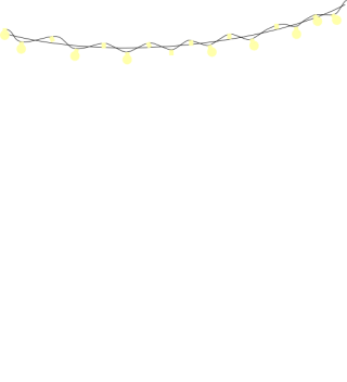 transparent background string lights png