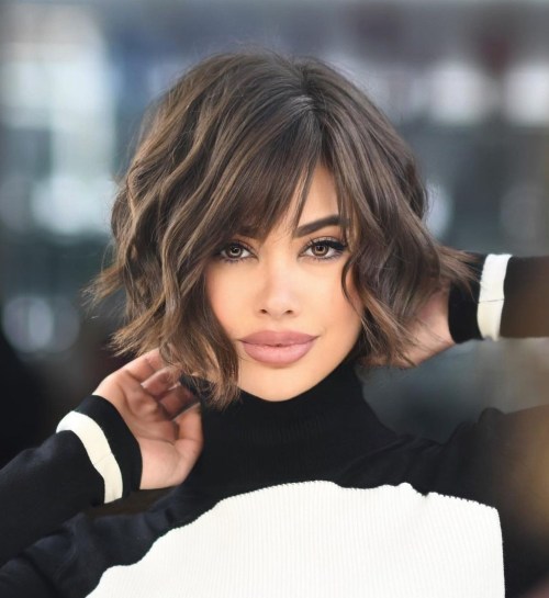 layered bob haircuts for thick hair