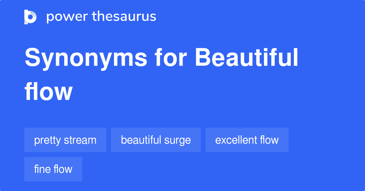 synonyms for flowed
