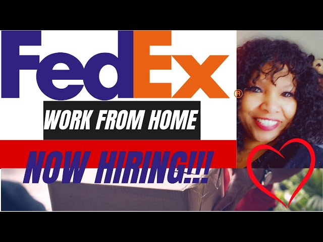 fedex work from home