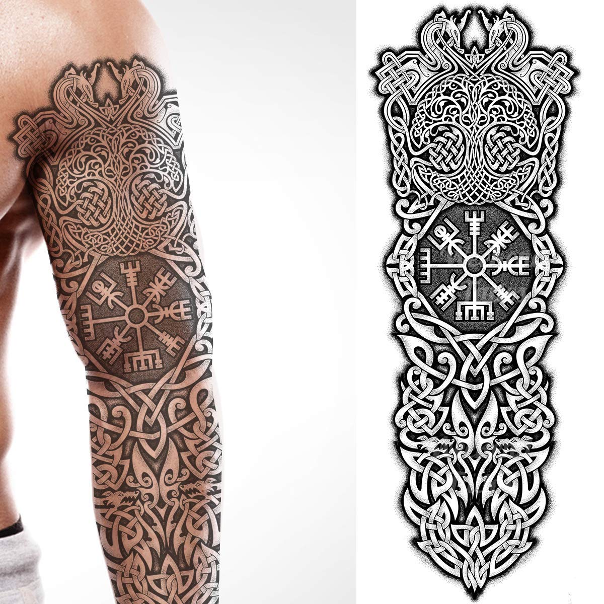 viking pattern tattoo