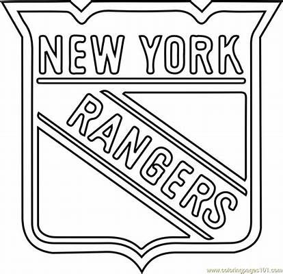 ny rangers coloring pages