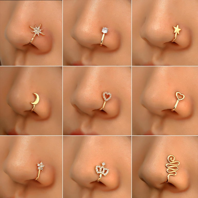 nose studs fake