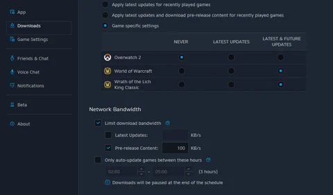 battle net speed test