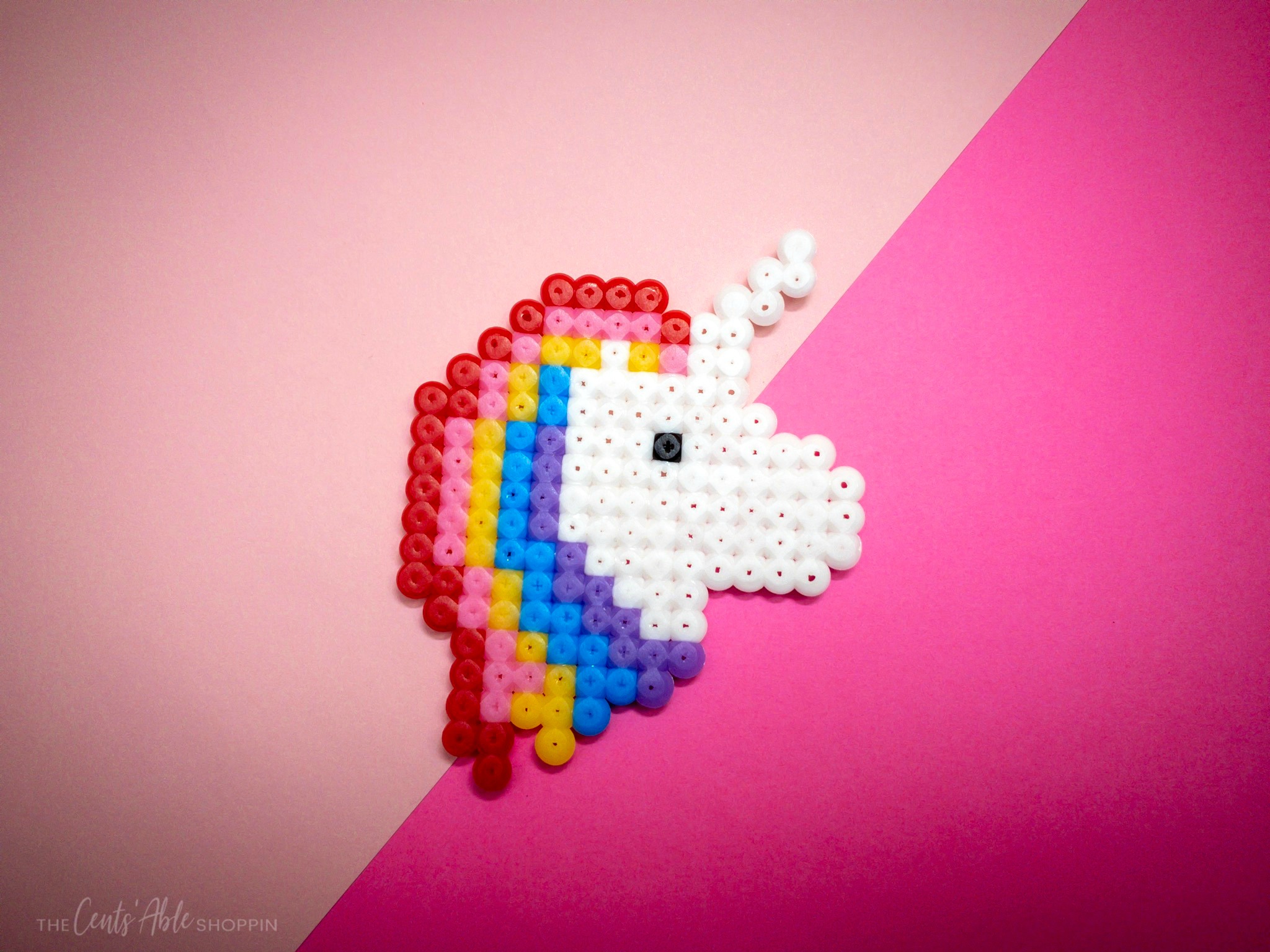 perler bead unicorn