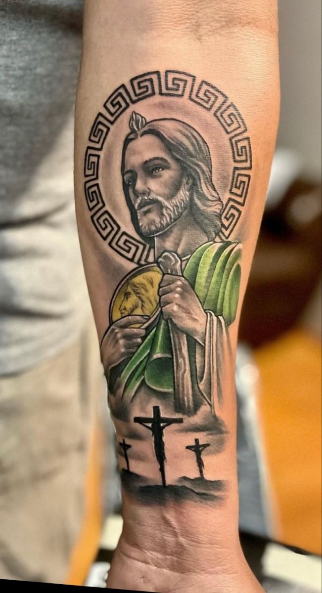 san judas tadeo para tatuar