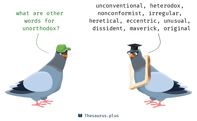 thesaurus unorthodox