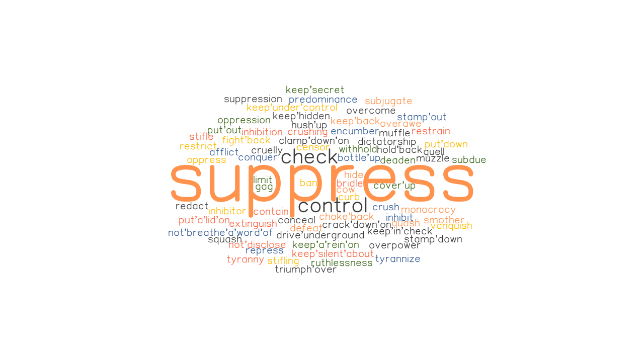 supress synonym