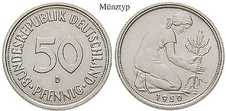 bundesrepublik deutschland pfennig