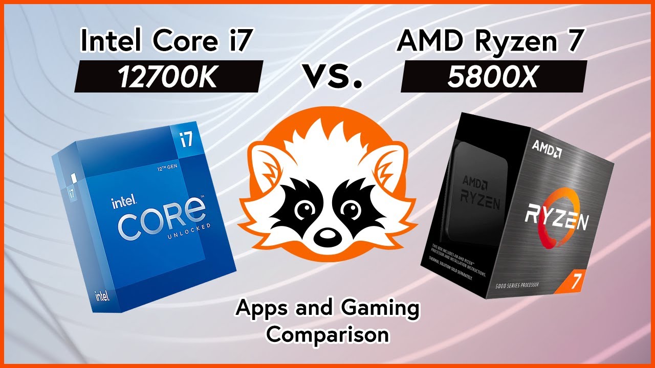 ryzen 7 5800x vs i7-12700k