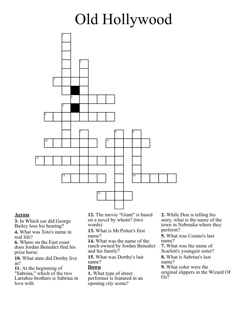 old oldsmobile crossword clue