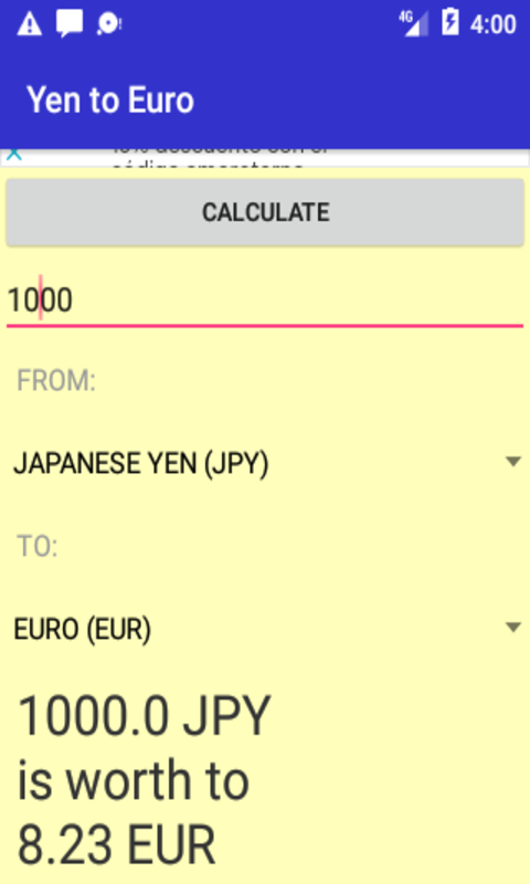 yen to euros