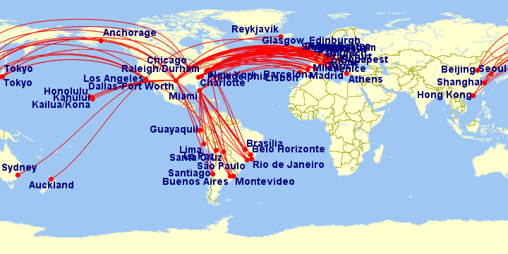 american airlines flight map