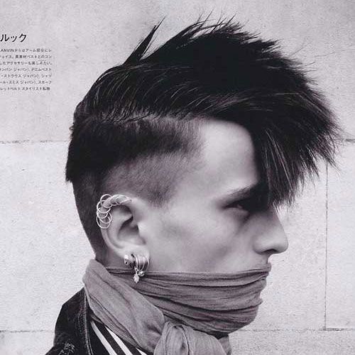 punk hairstyles men