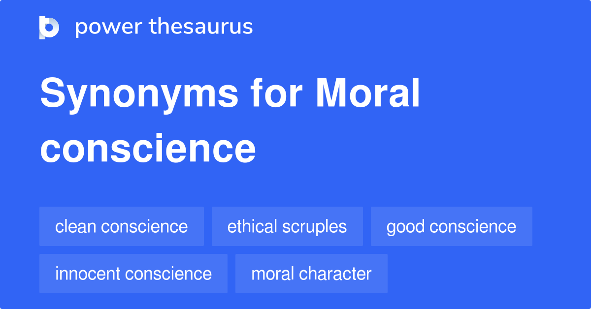 conscience thesaurus