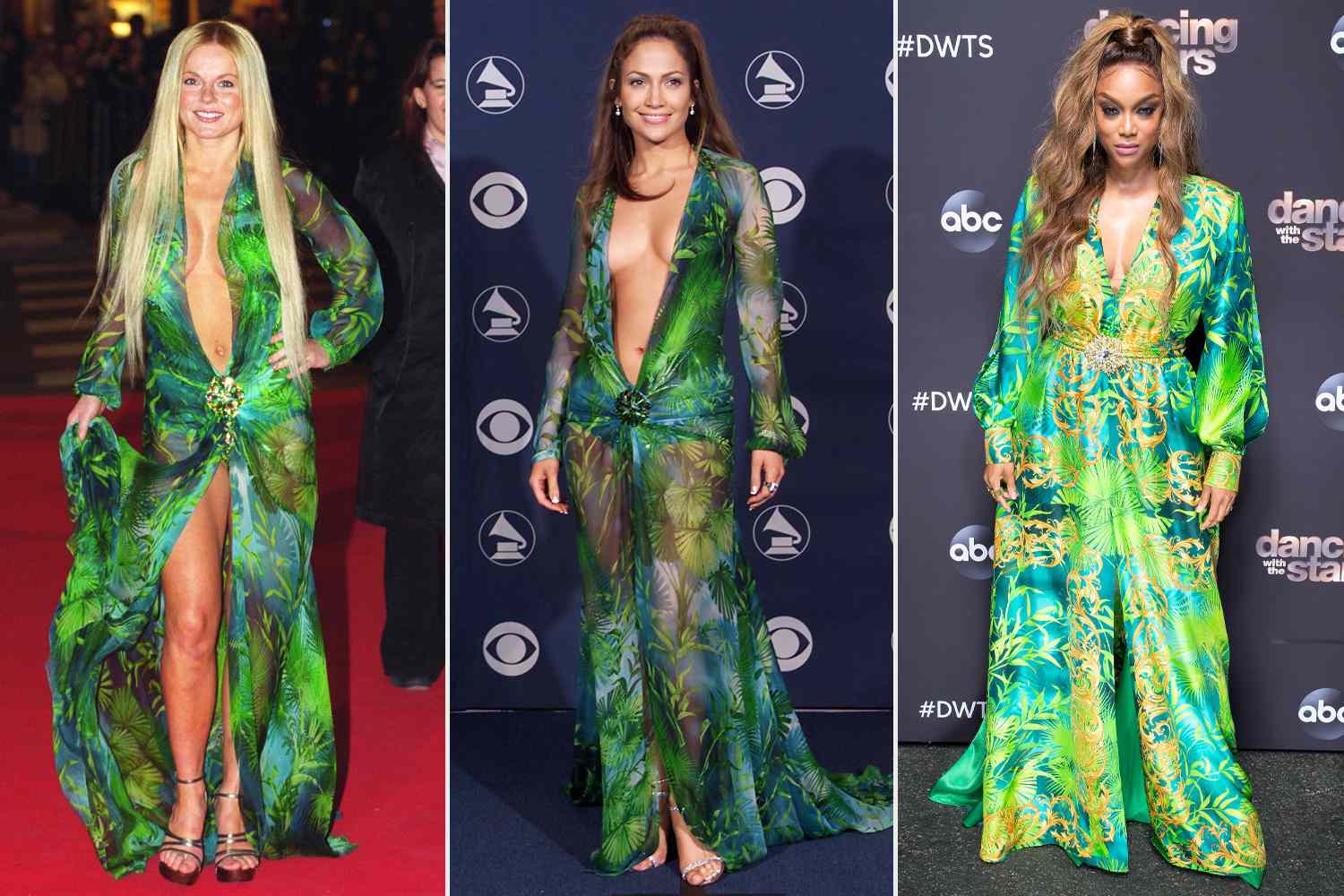 jennifer lopez green versace dress