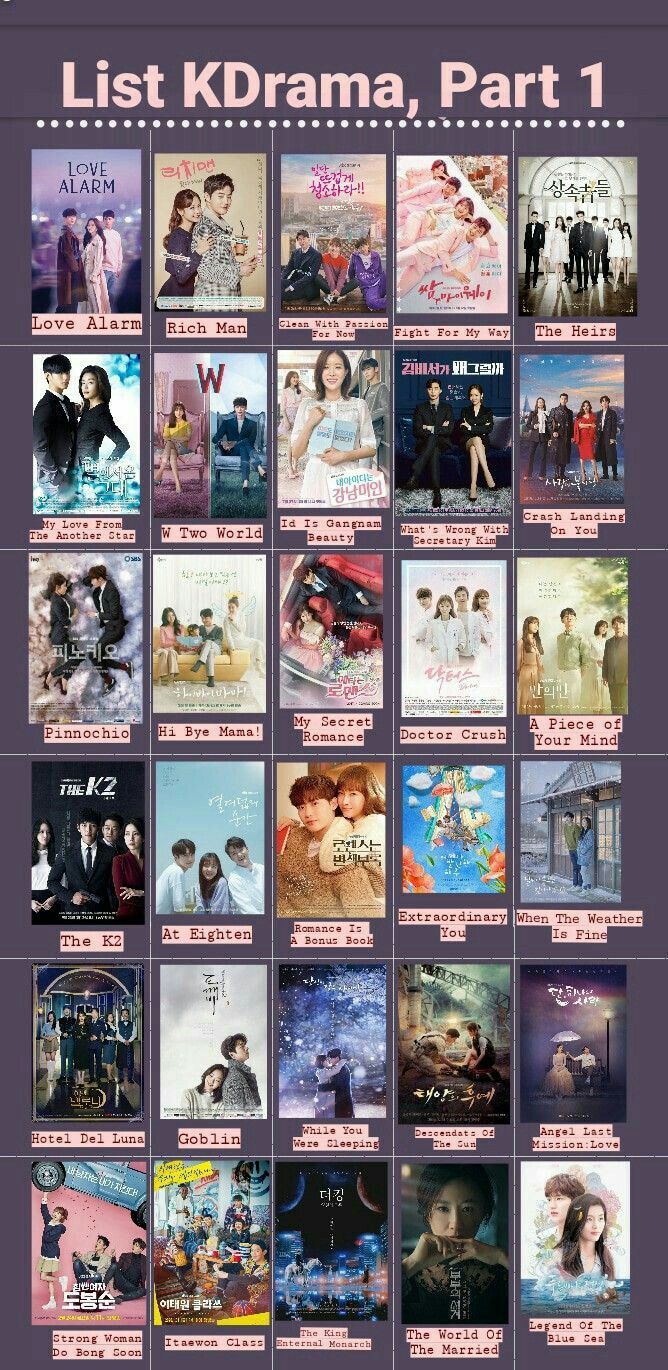 korean drama list