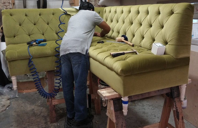 furniture reupholstery near me