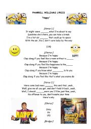 happy lyrics pharrell williams lyrics