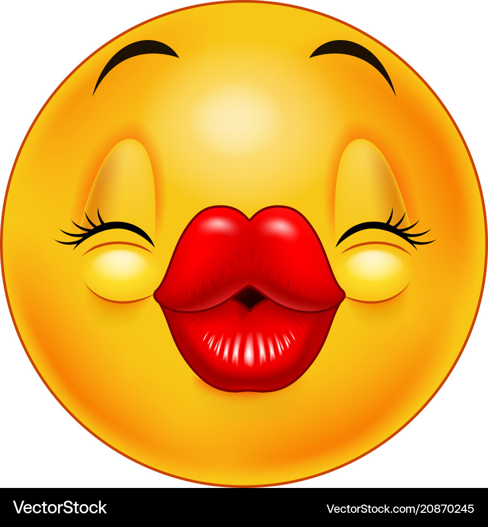 cute kiss emoji