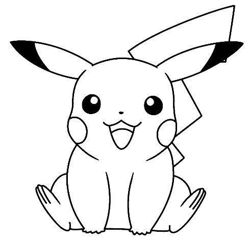 pikachu coloring