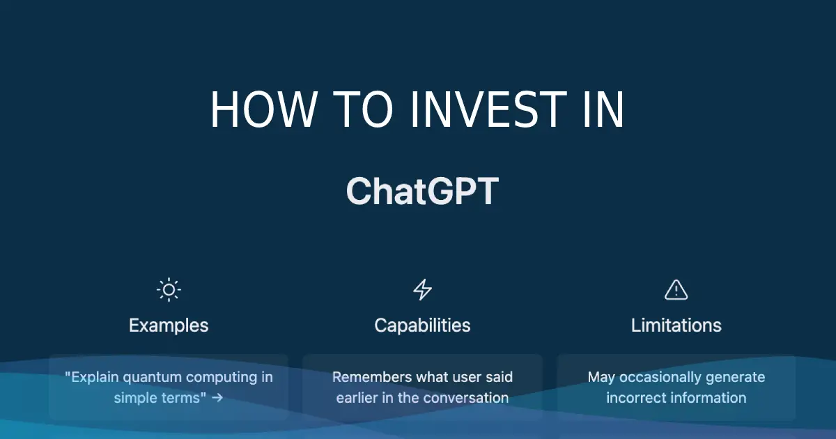 invest in chatgpt
