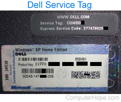 service tag