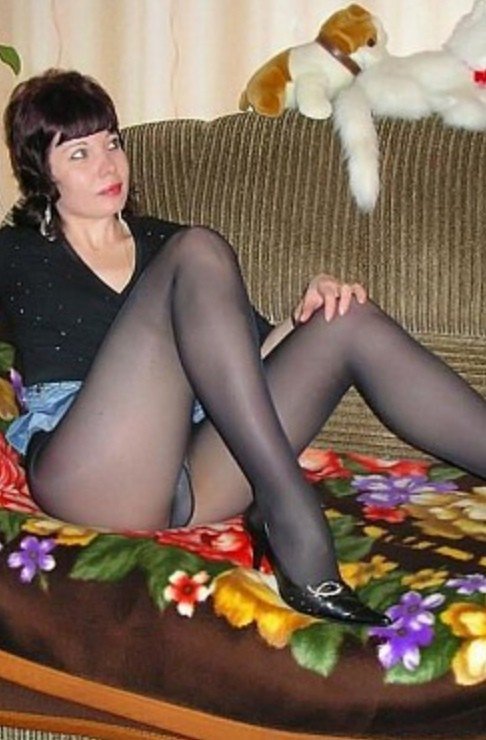 granny pantyhose tease