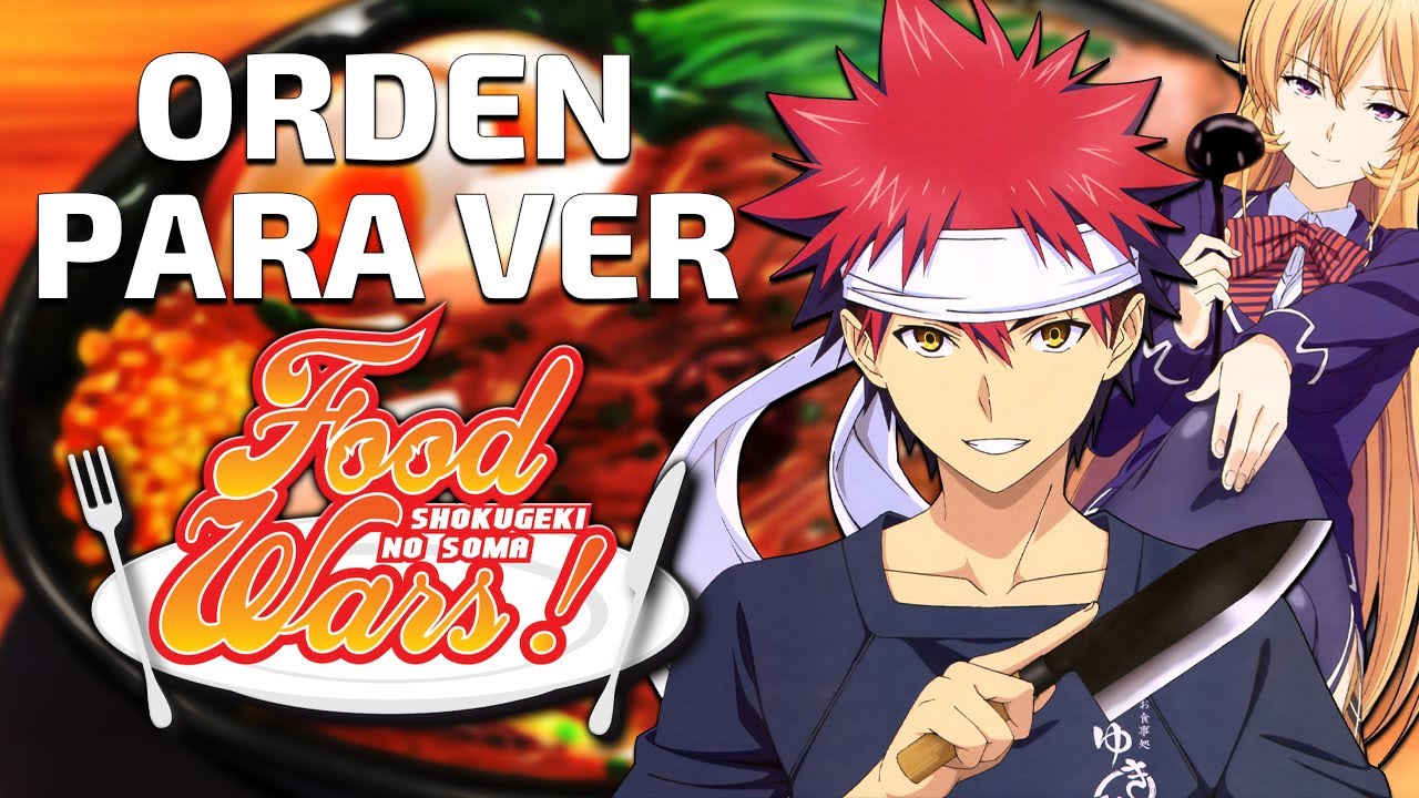 food wars orden de temporadas