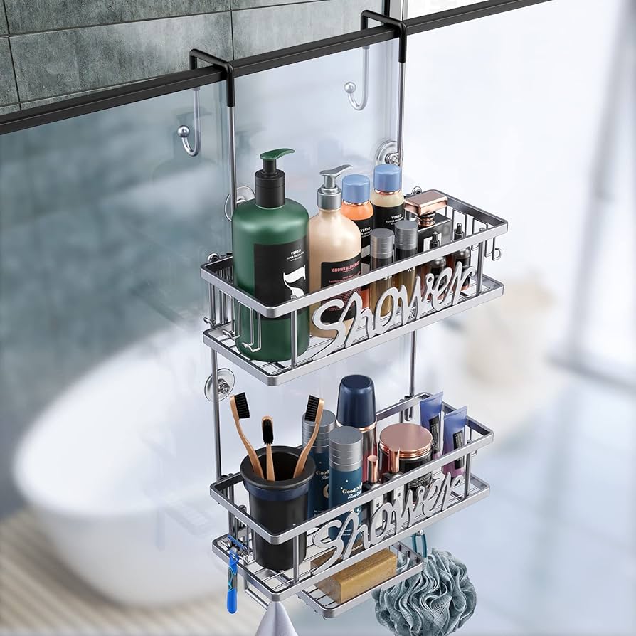 stainless steel shower caddies