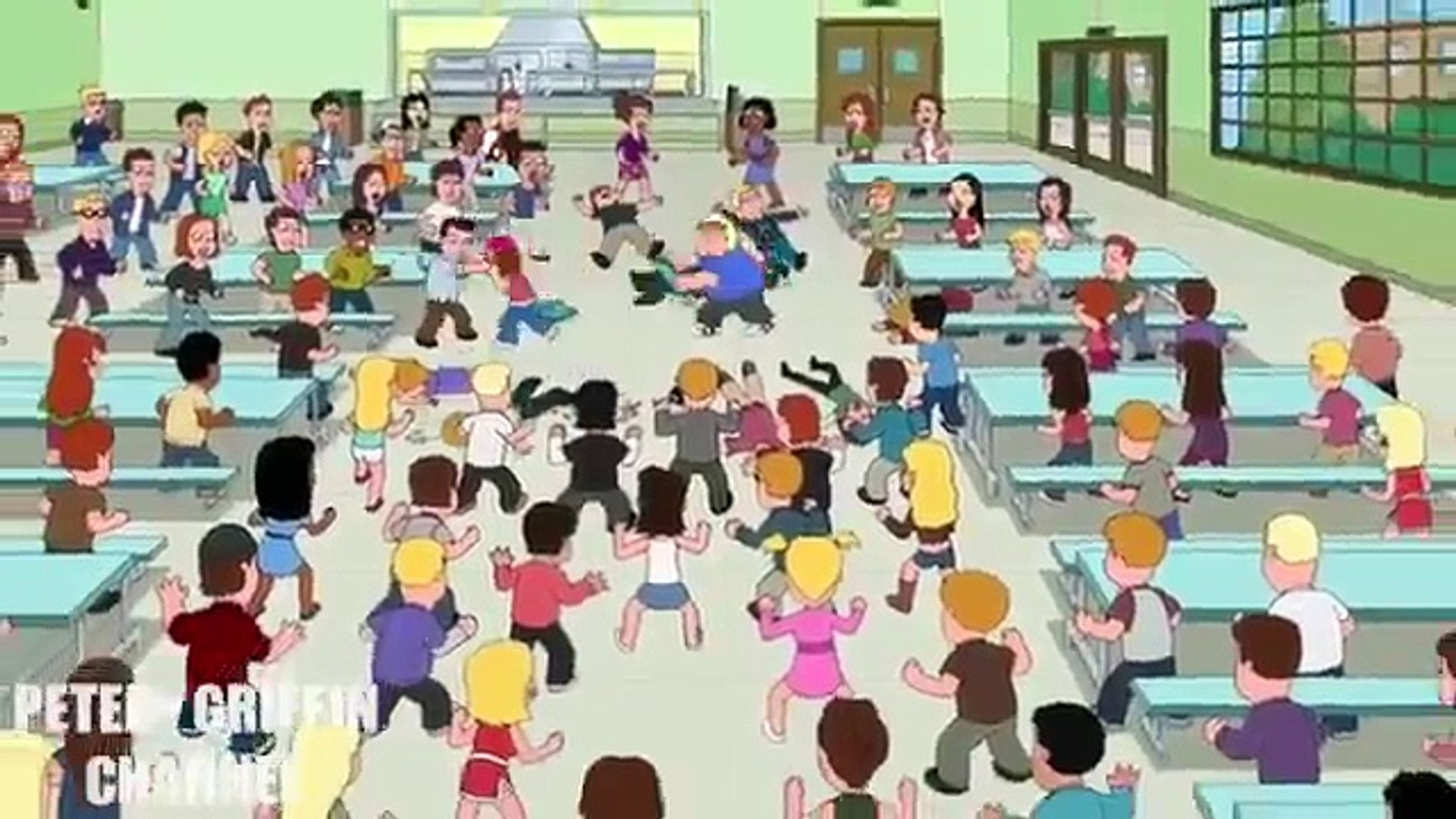 family guy meg and chris fight the whole school episode