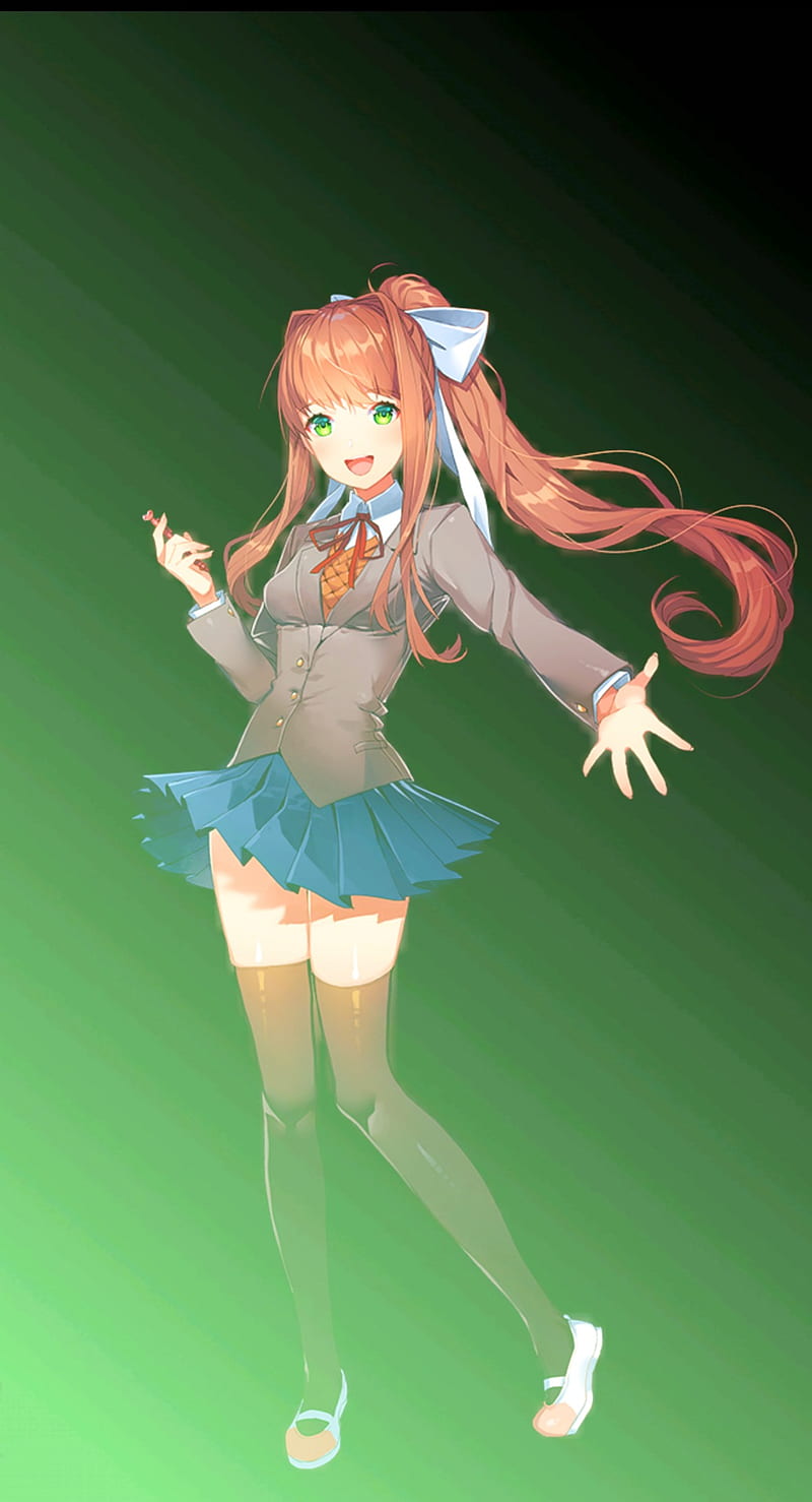 monika doki doki wallpaper