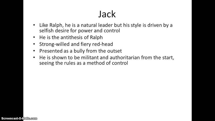 jack in lord of the flies quotes