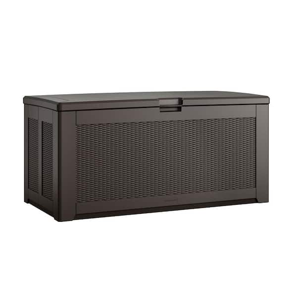 outdoor rubbermaid storage box