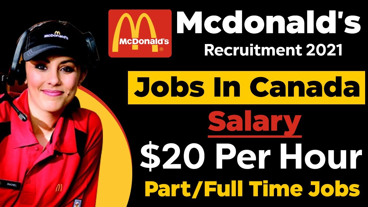 mcdonalds salary canada