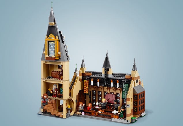hogwarts great hall lego