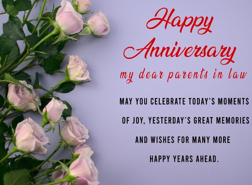 anniversary wishes for in laws