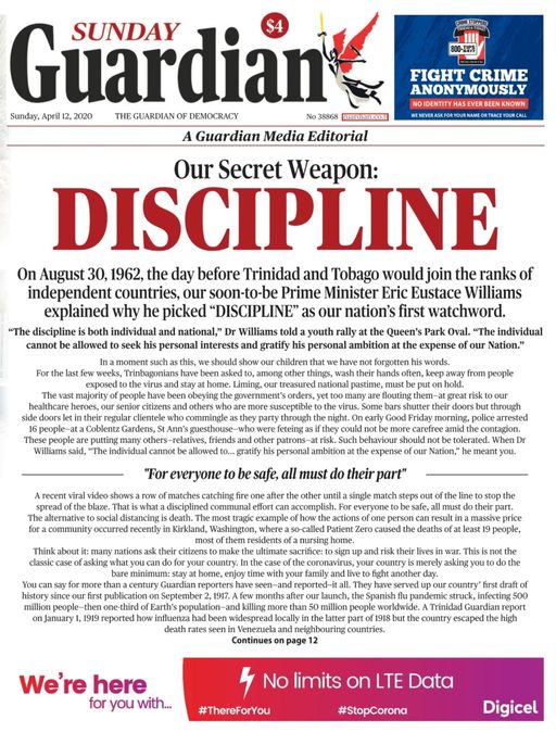 the trinidad guardian newspaper