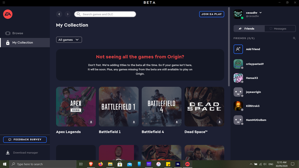 ea desktop app