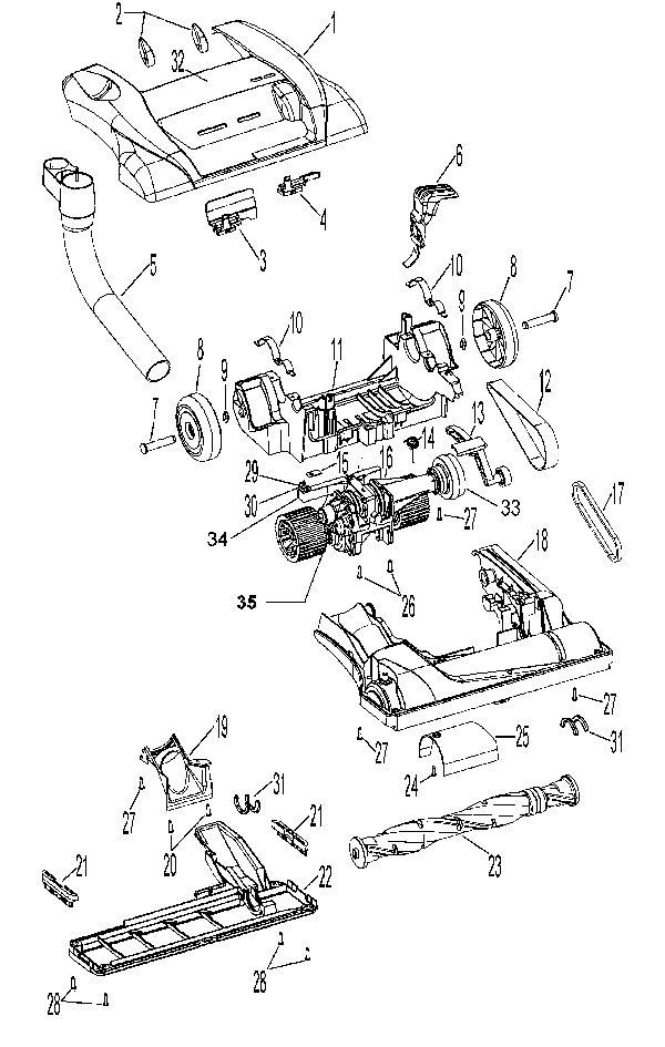 hoover vacuum replacement parts