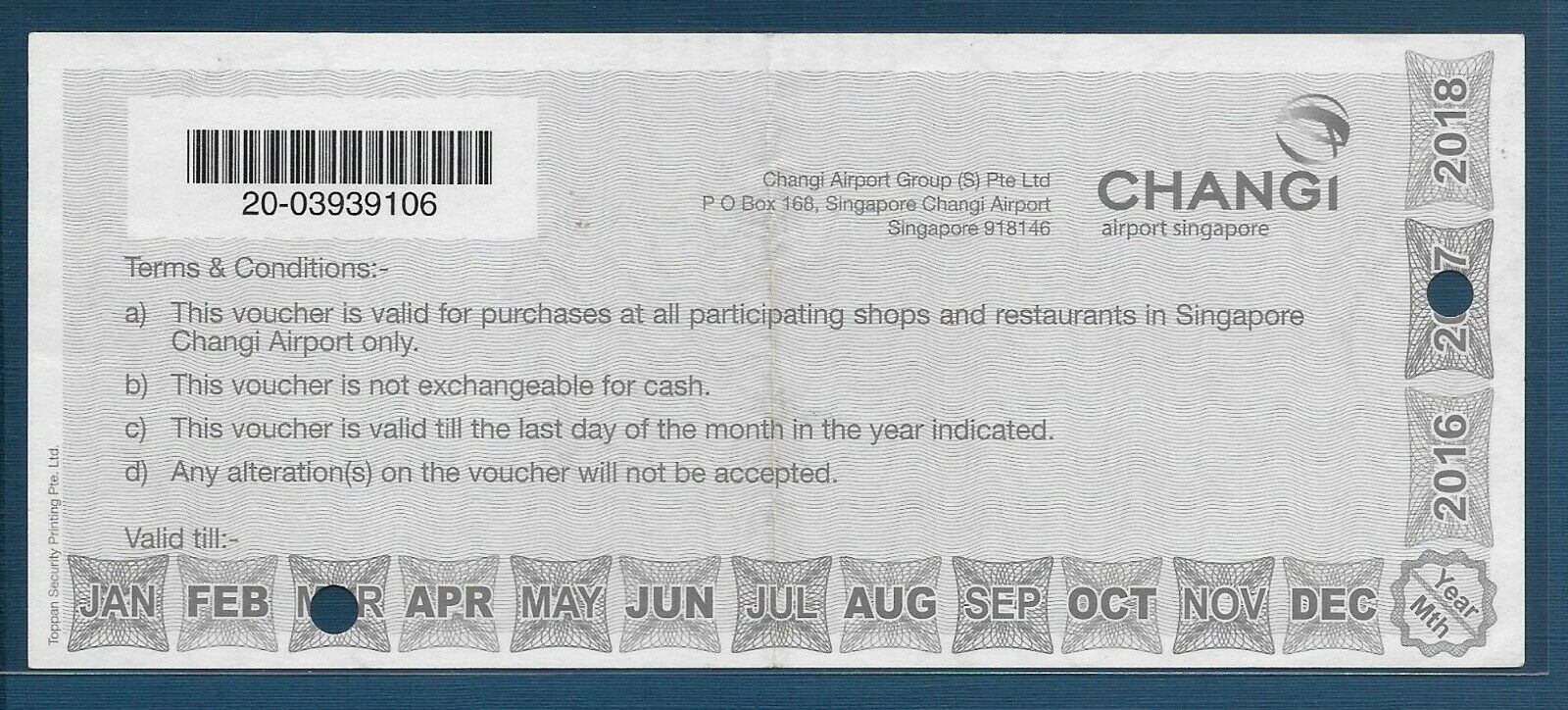 singapore changi airport voucher