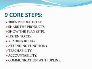 9 core steps amway pdf