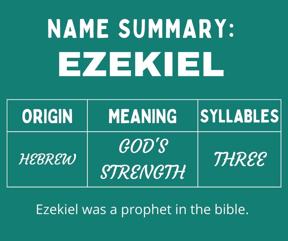 middle name for ezekiel