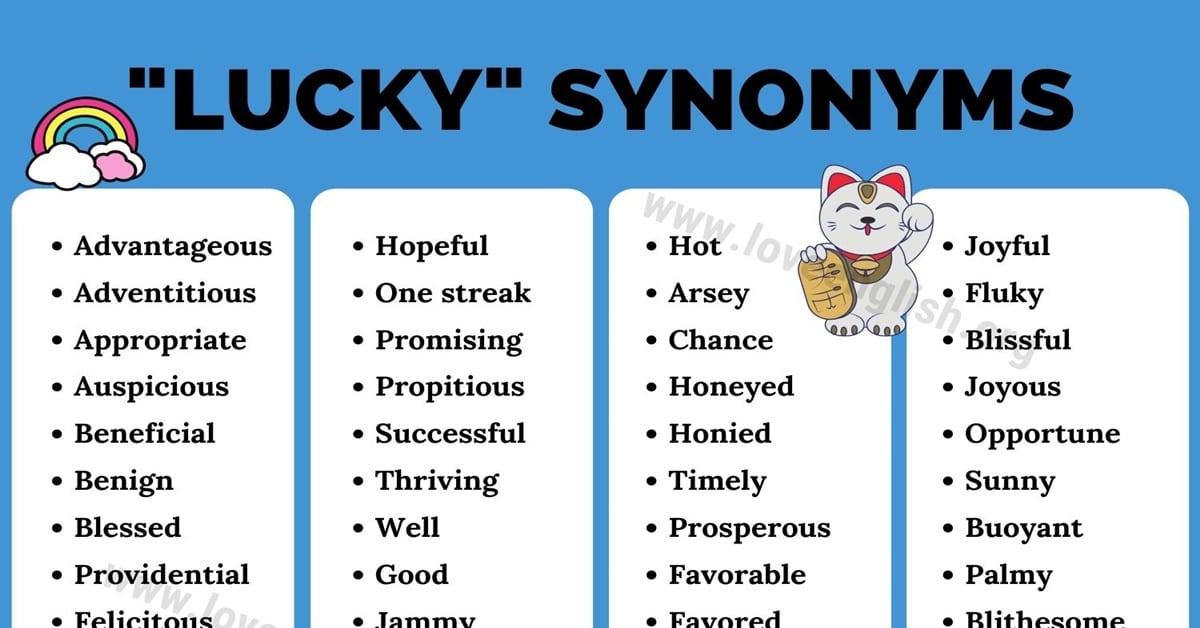 luck synonyms in english