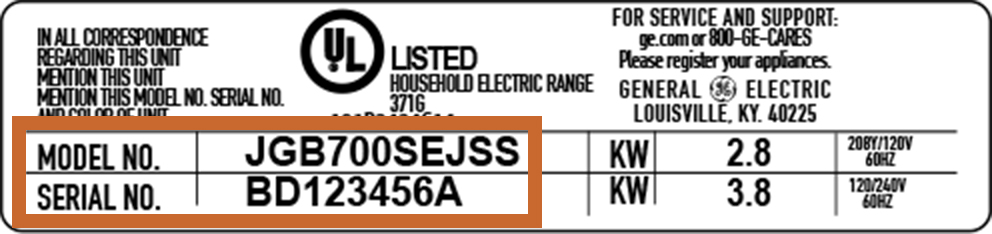 general electric serial number lookup